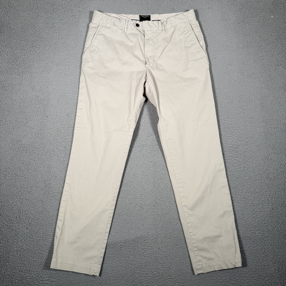 Todd Snyder Pants Mens 34x32 Brown Straight Fit Chino Casual Preppy Cotton Blend